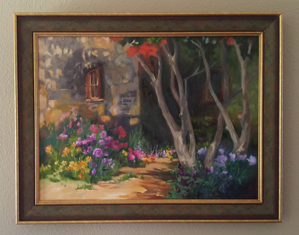 Cardella Gardens oil painting by Jeri McDonald