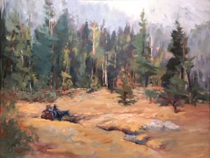 Painting Elizabeth Lake Trail