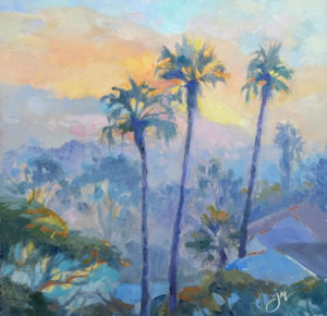 Margarita Sunset Oil Painting by Jeri McDonald