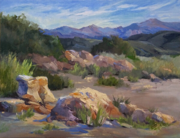 Barnett Ranch Morning original oil painting by Jeri McDonald